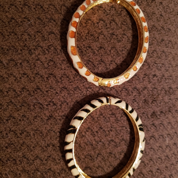 Animal Print Enamel Bracelets Kenneth Jay Lane - Picture 1 of 1